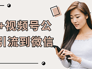 【引流课程】抖音+视频号公域速引流到微信